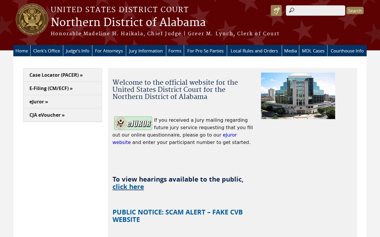Arab court records federal district court source
