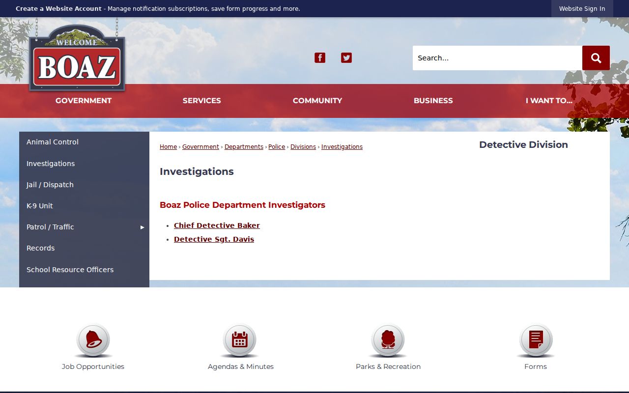 Boaz court records official municipal court source