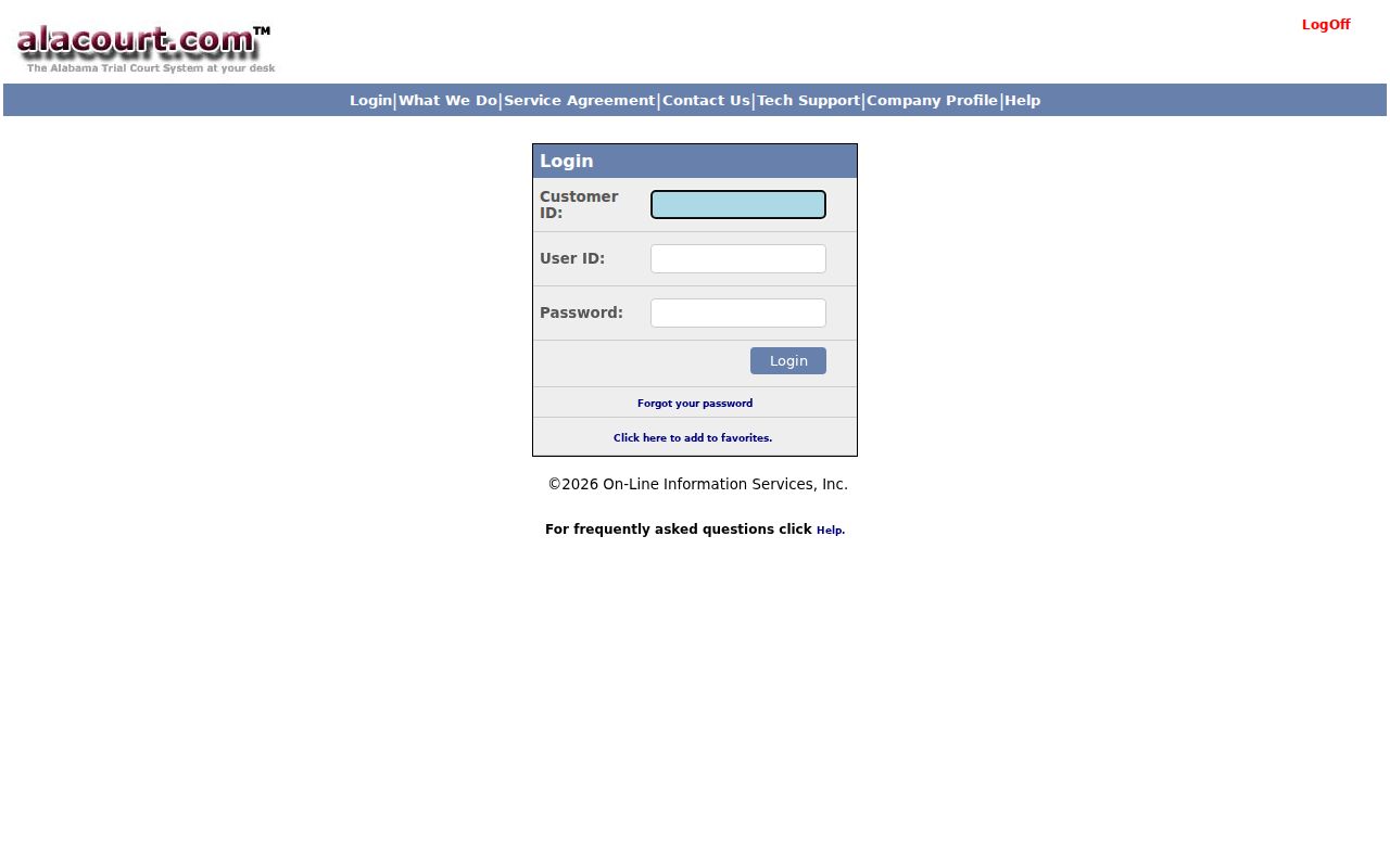 Marshall County docket search through the Alacourt subscription service
