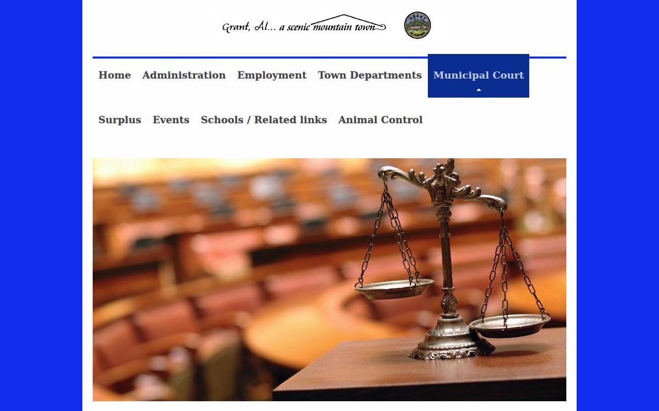 Grant Municipal Court records source