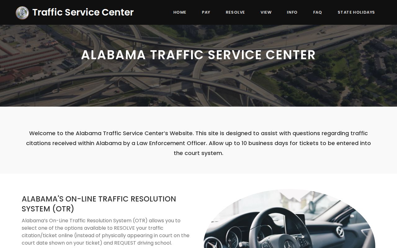 Marshall County traffic court AlaPay portal